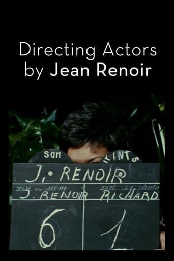 La direction d'acteur par Jean Renoir poster