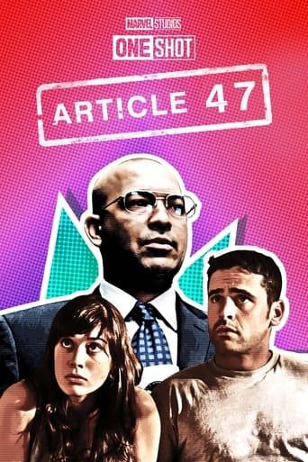 Éditions uniques Marvel : Article 47 poster