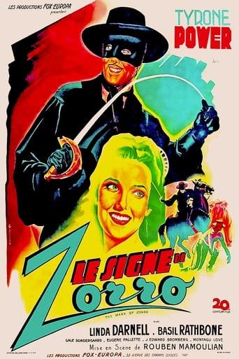 Le signe de Zorro poster