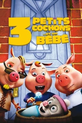 3 petits cochons... et un bébé poster