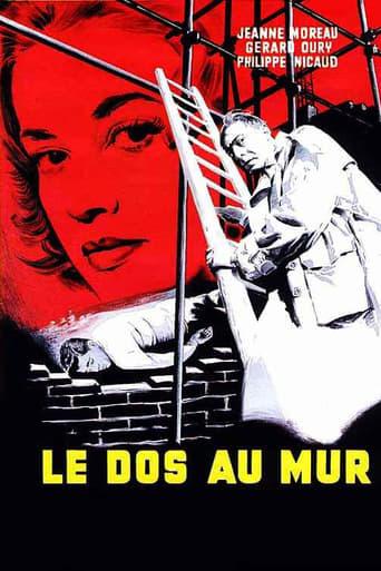 Le dos au mur poster