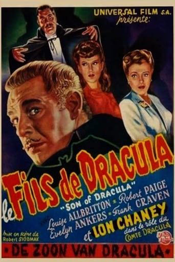 Le fils de Dracula poster