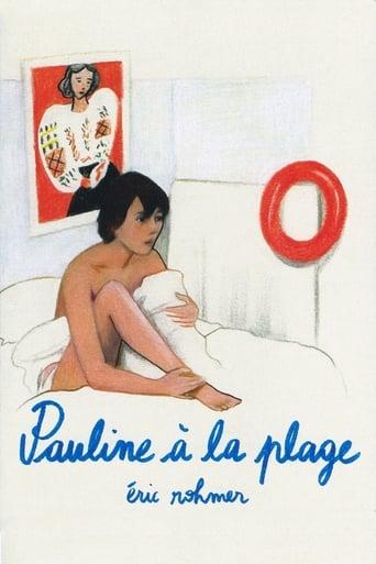 Pauline à la plage poster