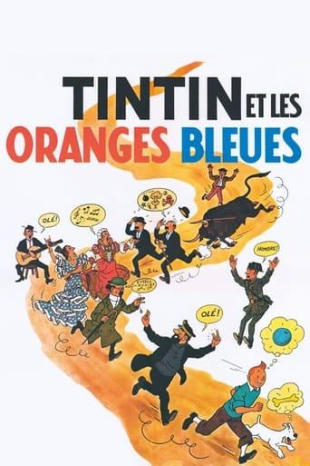 Tintin et les oranges bleues poster