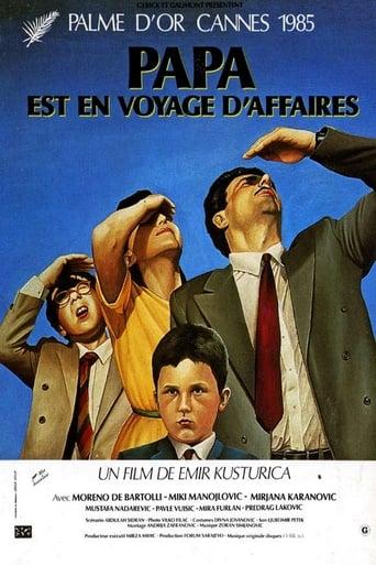 Papa est en voyage d'affaires poster