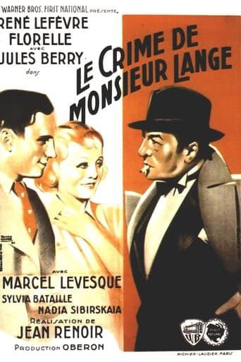 Le Crime de monsieur Lange poster