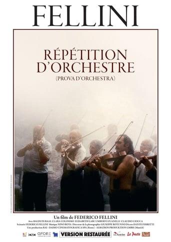 Répétition d'orchestre poster