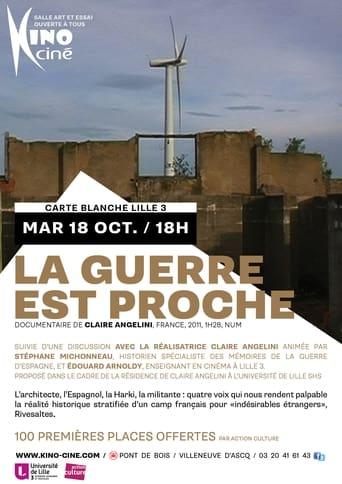 La guerre est proche poster