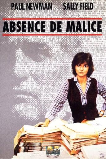 Absence de malice poster