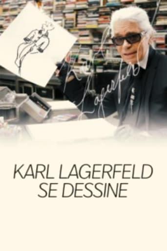 Karl Lagerfeld se dessine poster