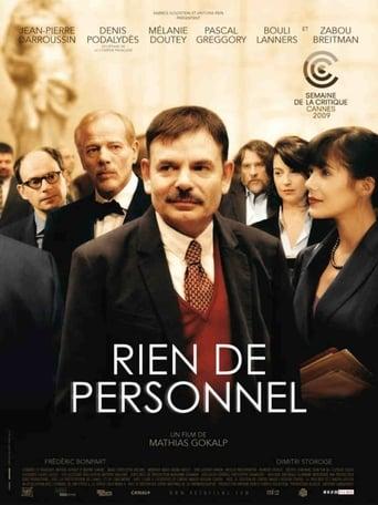 Rien de personnel poster