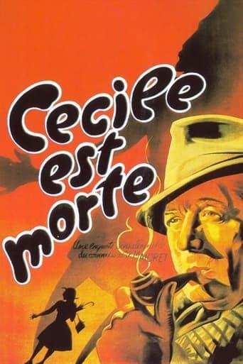 Cécile est morte poster