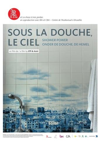 Sous la douche, le ciel poster