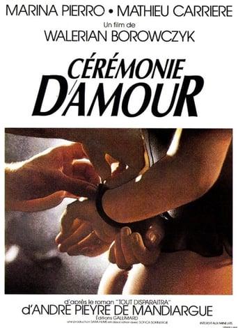 Cérémonie d'amour poster